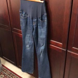 Old Navy Maternity jeans, full panel boot cut size 4